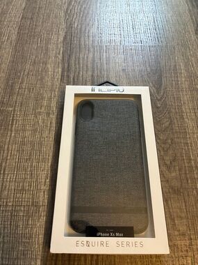 Incipio Esquire Series Gray Fabric iPhone Xs Max Case